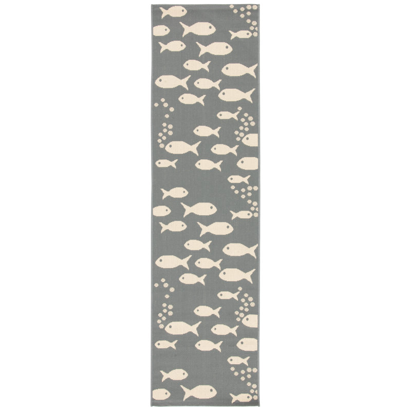 Madhu Performance Indoor/Outdoor Area Rug, Runner 2'3" x 12'