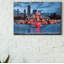 «Buckingham Fountain Lit», art mural sur toile-25769407