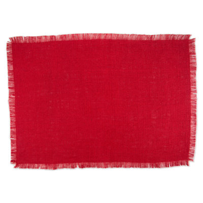 Geoghegan Jute Solid Colour Rectangle Placemat