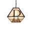 60" Long Personalized "D" Oblong Pendant