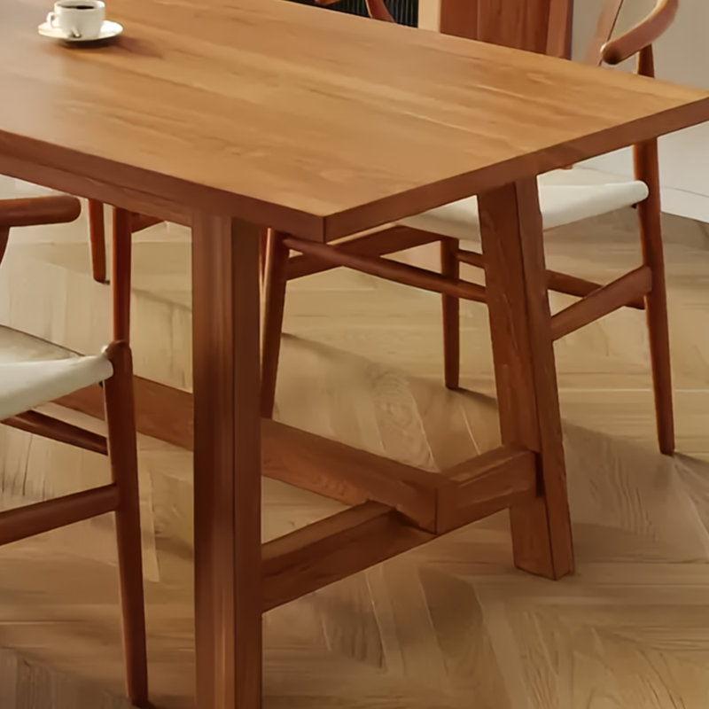 Table de salle à manger moderne de style japonais, H 29,53 po x L 78,74 po x l 35,43 po