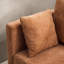 Ensemble chaise longue et repose-pieds en chenille moderne de 50 pouces de long, avec coussin et pieds en bois massif-671841370