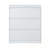 Wide Metal File Cabinet with 3 Drawers and Lock-567212193