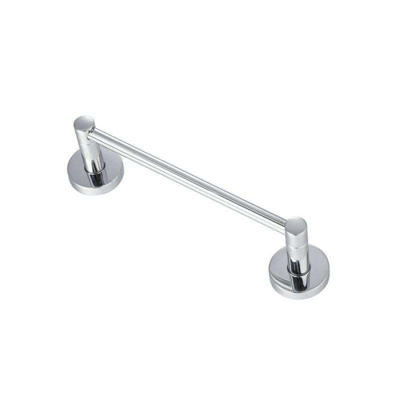 Azure - barre à serviettes simple - 30 po - Nickel satiné, Chrome poli, H 2,87 po x l 25,55 po x P 2,87 po