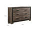 Commode 6 tiroirs Kaster