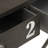 Foundry Numbered 3-Drawer Metal Table