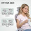 Ergonomic Office Chair, Desk Chair with Adjustable Headrest, Grey-60783837-60783834