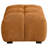 Inverness Orange Rectangular Upholstered Tufted Ottoman