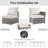 Belby Premium All-Weather Wicker 8 - Person Modular Patio Conversation Set with Cushions-1828798119