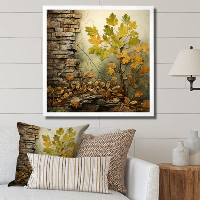" Green Oak Tree Whispers Of History I "