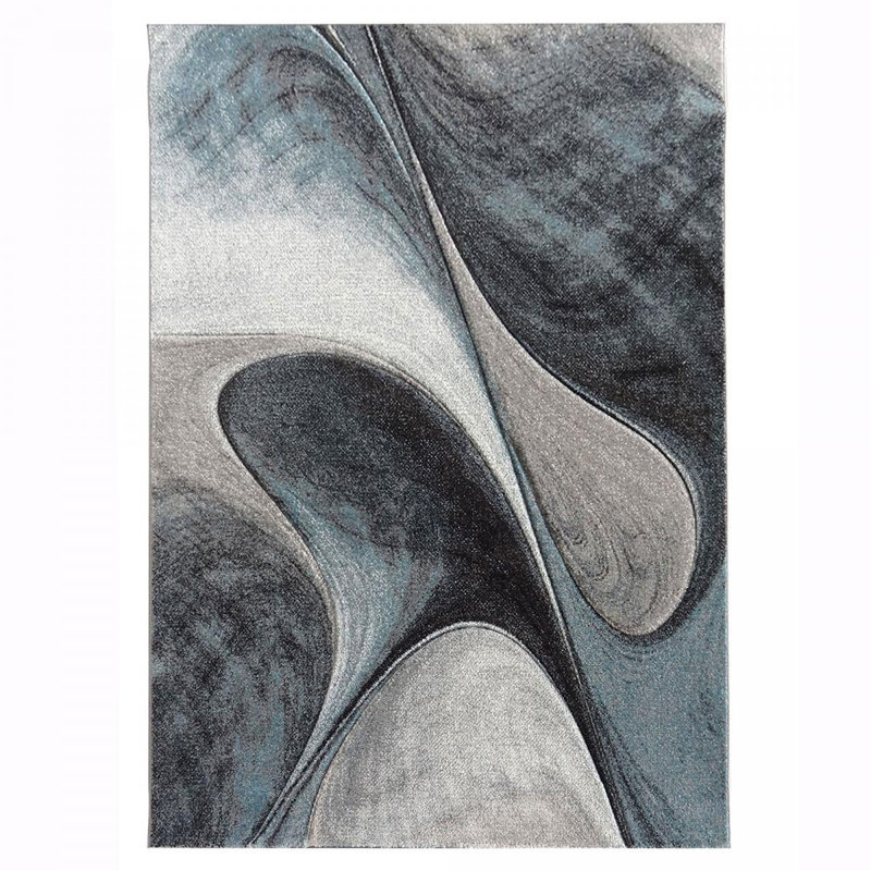 Monarch Machine Woven Blue Indoor Rug, Rectangle 280 x 380cm