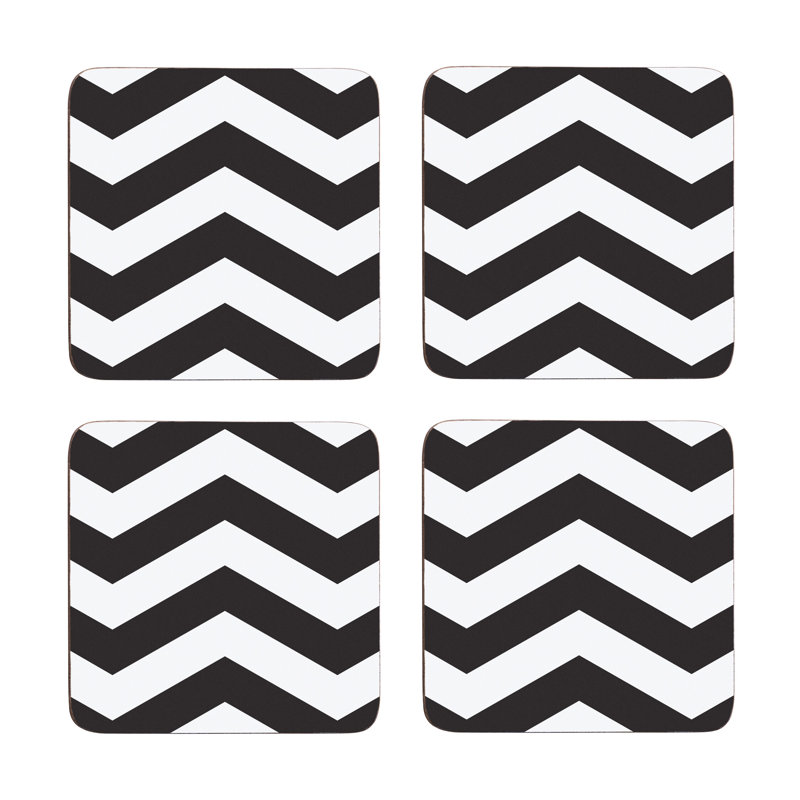 Square 4 Piece Coaster Set