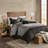 7 Piece Comforter Set Grey