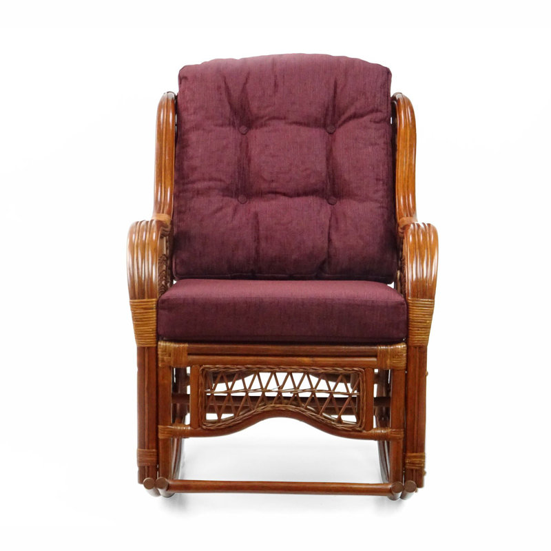 Chaise berçante Malibu, Brun foncé, Colonial