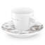 Contemporary Espresso Cups, Set of 2