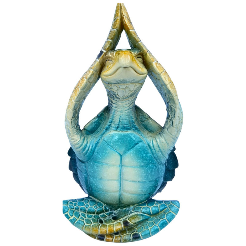 Statue zen en résine côtière