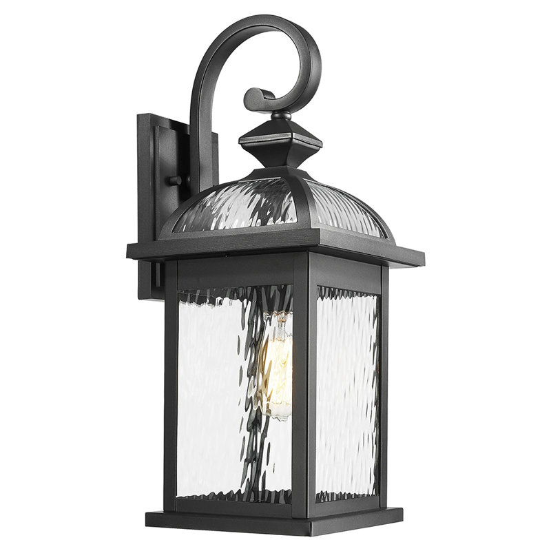 Lanterne murale extérieure imperméable (ampoules non incluses), H 21,2 po x l 6 po x P 6 po