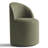 Linen Upholstered Swivel Dining Chair With Hidden Casters-673332395-687472473