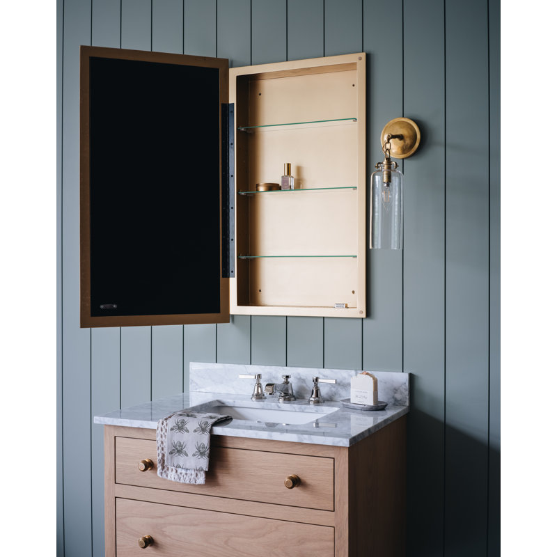 Stoffer Home x Cooper Classics Georgian Medicine Cabinet, Gold