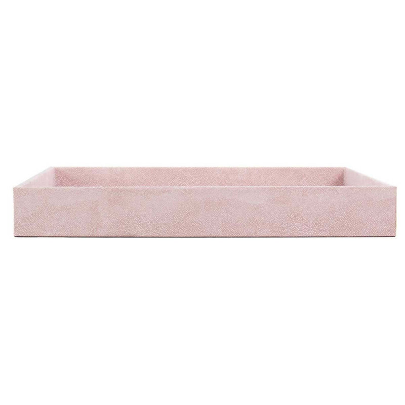 Decorative Tray, Blush, 3" H x 24" W x 24" D
