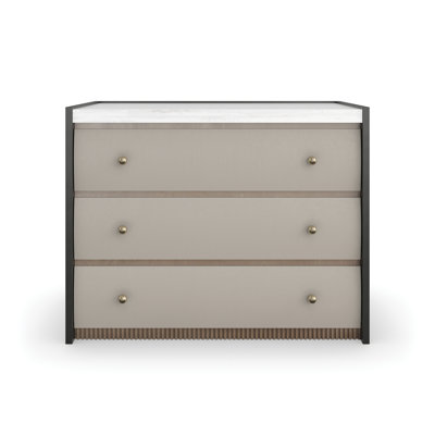 Avignon 3 - Drawer Solid Wood Nightstand