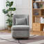 Fauteuil de chambre rembourré pivotant-108534780