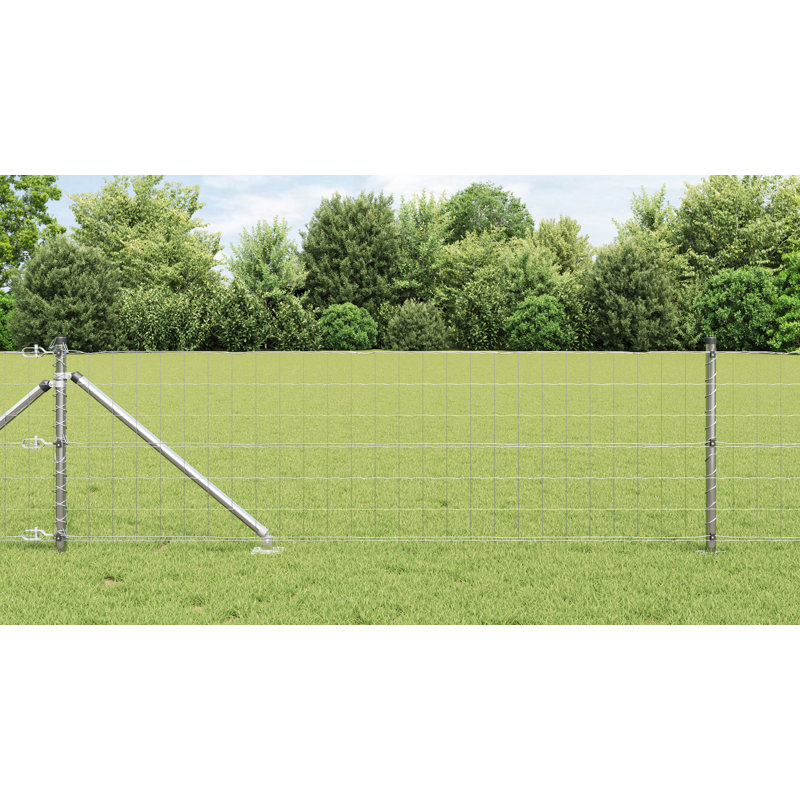 Galvanized Steel Border Fencing, 40 x 5000 x 0.2 cm