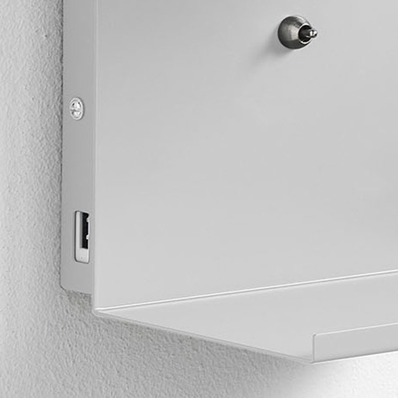 Saffold Armed Sconce, White