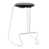 Blanc / polyester noir est en rupture de stock