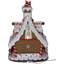 Maison pain d’épicee de noël éclairée