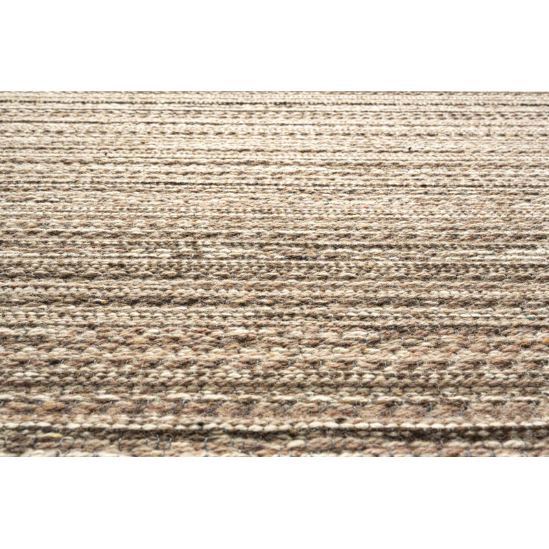 Kirkham Striped Hand Woven 200cm X 290cm Area Rug, Rectangle 140 x 200 cm