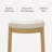 Maven Lane Sophia Wooden Backless Stool with Fabric Upholstery-112251018-112251023