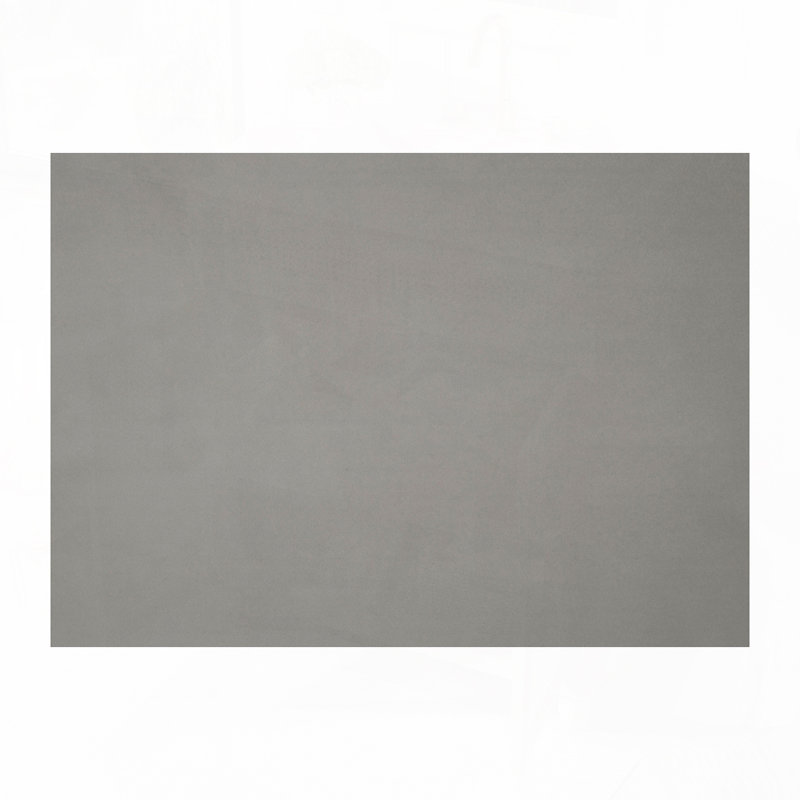 Banc rembourré en velours, Taupe