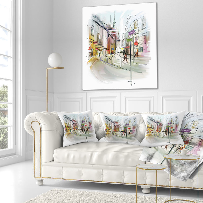 Coussin coloré
