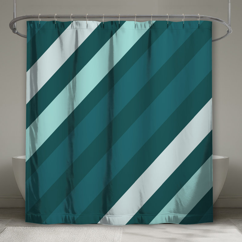 Rideaux de douche Diagonal, L 70 po x H 93 po