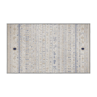 Tapis gris lavable à la machine