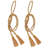 Amirrah Traditional Tassel Polyester Rope Curtain Panel Tiebacks - Gold-1907271606