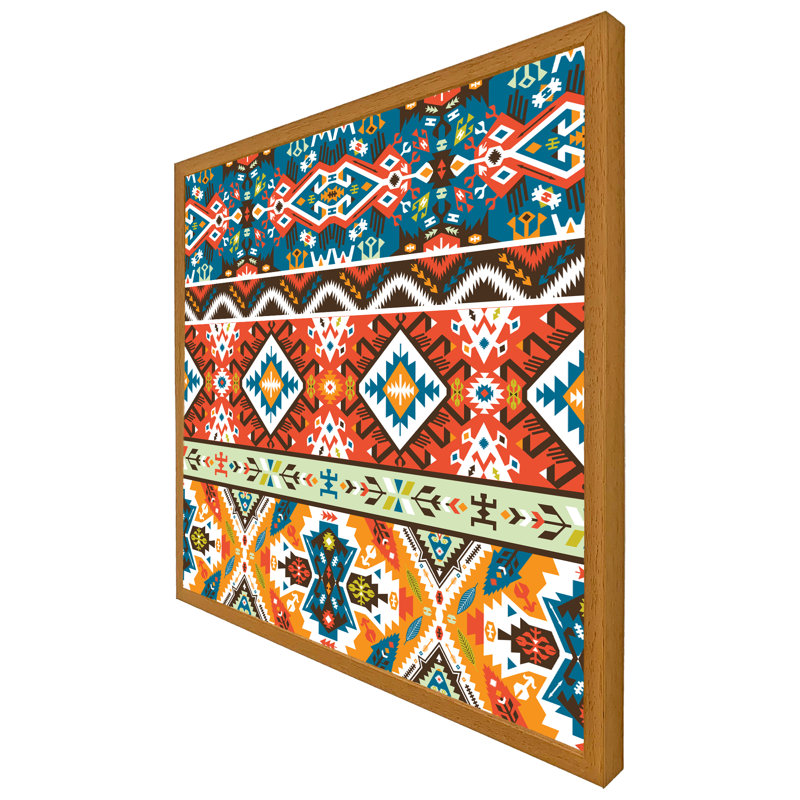 Bazel Single Picture Frame Print, 76cm H x 76cm W x 4cm D, Oak Framed