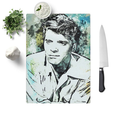 Tempered Glass Burt Lancaster Chopping Board