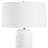 Delio White Glaze Table Lamp