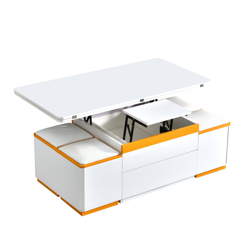 Table basse à plateau relevable