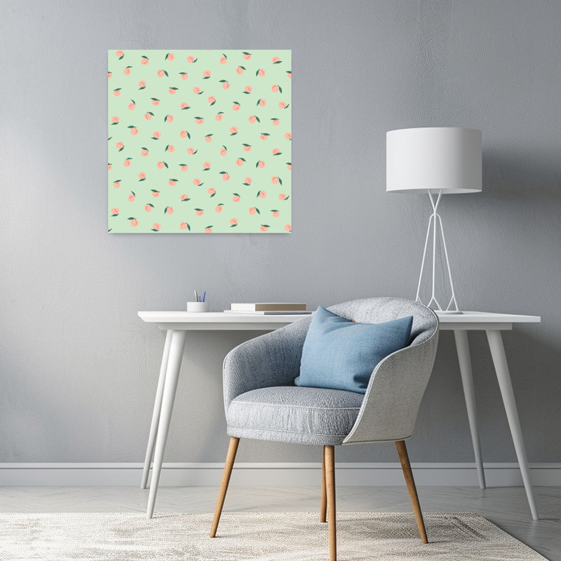 Art contemporain, printemps et été, H 24 po x l 24 po