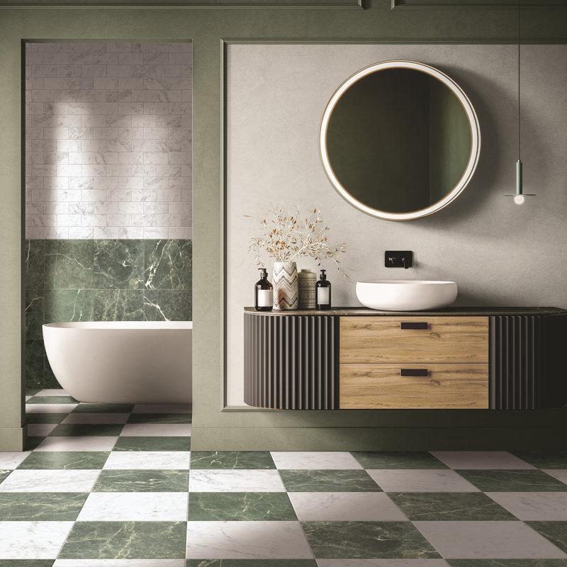 Carreau de porcelaine 12X12 Ravenna, Vert