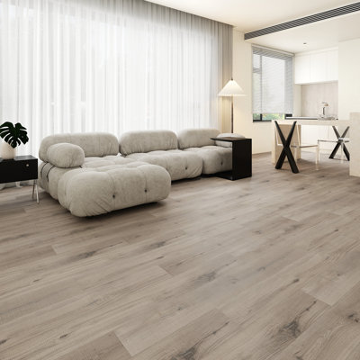 Hayes 7 In. X 48 In. 12mil 5mm Waterproof Rigid Core Luxury Vinyl Plank Flooring