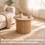 Pedestal Irregular Side Table