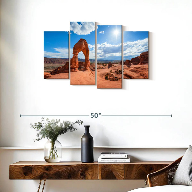 Summertime Delicate Arch, 22" H x 36" W