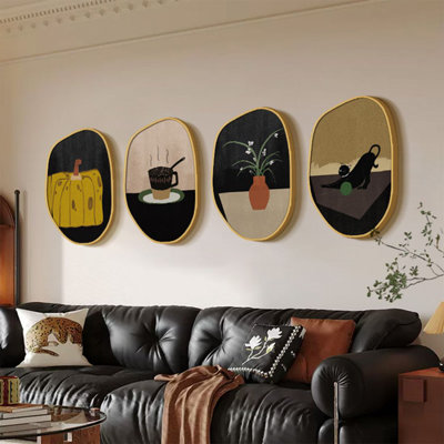 Ensemble d'art mural moderne moderne 4 pièces