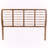 Aalexus Headboard with Mid-Century, Spindle Design in Brown Finish, 50.50'' H X 62.50'' W X 0.8'' D-1975075544