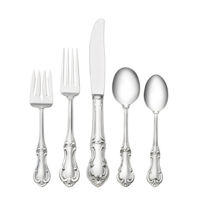 International Silver Sterling Silver Joan Of Arc 5 Piece Flatware Set, Service For 1