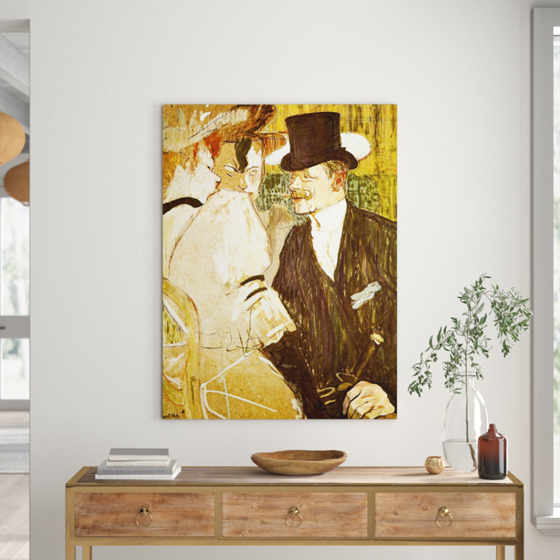 Henri De Toulouse-Lautrec - Wrapped Canvas Painting, 120cm H x 90cm W x 1.8cm D